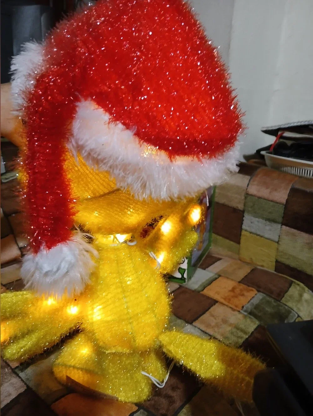 Peanuts Woodstock Light-Up Holiday Figurine - Yellow